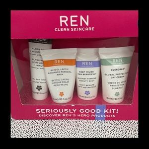 REN Clean Skincare “ALL TIME FAVORITES” Travel SET NIB SEALED